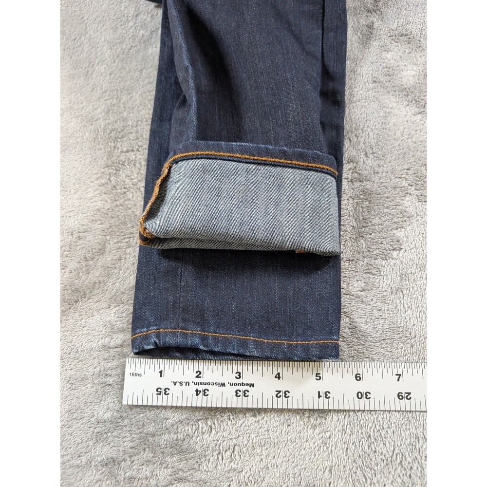 J Crew Toothpick Skinny Jeans Womens 27 Mid Rise Dark Wash Stretch Denim - Picture 11 of 11